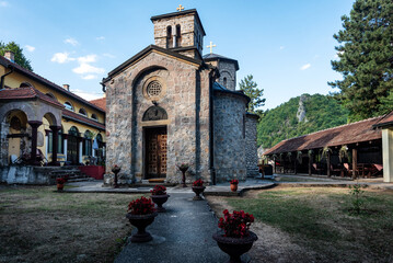 Orthodox Christian Monastery. Serbian Monastery of John the Baptist (Manastir Jovanje). 13th...