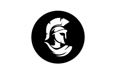 defense soldier logo design vector