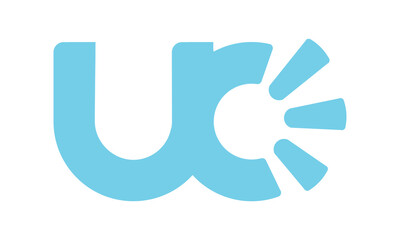 letter DC DO shout logo vector design symbol illustration sign icon design idea