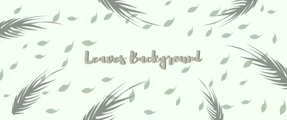 Leaves floral seamless pattern vector design concept, can be used for background, backdrop, event banner, spring or other sesonal event banner, nature event banner.