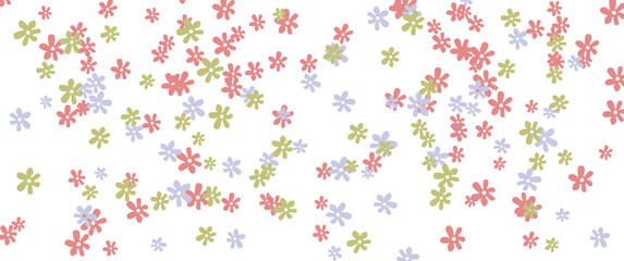 Leaves floral seamless pattern vector design concept, can be used for background, backdrop, event banner, spring or other sesonal event banner, nature event banner.