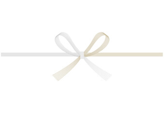 のし紙_金銀花結び（蝶結び）_熨斗なし_７本_A4サイズ