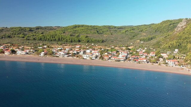 The beach Agia Anna (Agali) in Evia, Greece