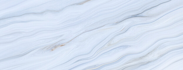 Fototapeta premium Marble rock texture blue ink pattern liquid swirl paint white dark that is Illustration panorama background for do ceramic counter tile silver gray that is abstract waves skin wall luxurious art ideas