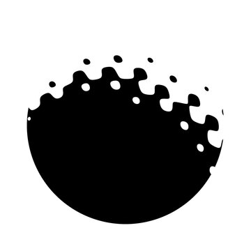 black and white geometric creative pattern design