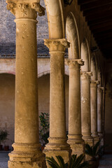 convento de los Mínimos, claustro del siglo XVII, Sineu, Mallorca, balearic islands, spain, europe