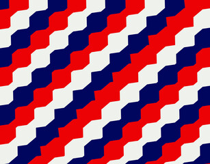 Red White and Blue pattern