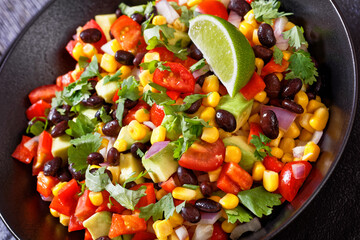 cowboy caviar, texas caviar, cowboy bean salad