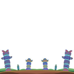 social media border frame decoration design fantasy