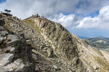 Landscape of Rila mountain near Musala peak, Bulgaria