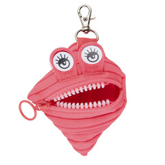 Cloth bag, monster bag, smiley face, see teeth with cut out isolated on background transparent