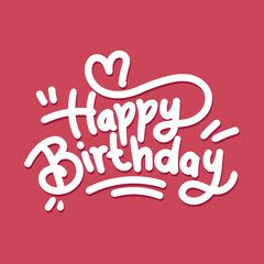 birthday, happy, card, vector, cake, design, greeting, icon, illustration, calligraphy, typography, party, postcard, celebrate, handwriting, simple, art, candles, celebration, event, fun, invitation, 