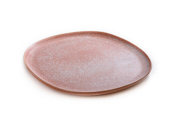 plate on white background