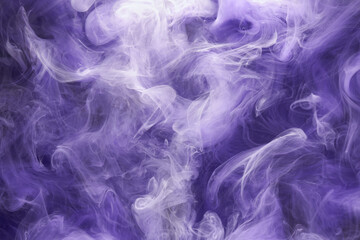 Purple lilac multicolored smoke abstract background, acrylic paint underwater explosion