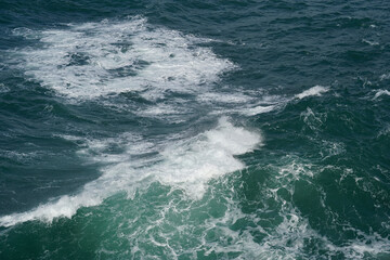 the waves in the sea of ​​​​South Java, tropical Indonesia
