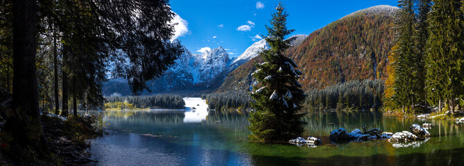 Fusine Upper Lake in Late Autumn - FVG Italy