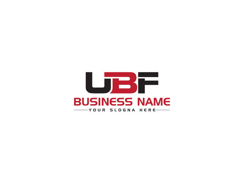Abstract UBF Logo Icon, Colorful ubf Logo Letter Vector Art For All Kind Of Use