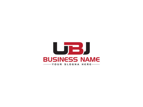 Abstract UBJ Logo Icon, Colorful ubj Logo Letter Vector Art For All Kind Of Use
