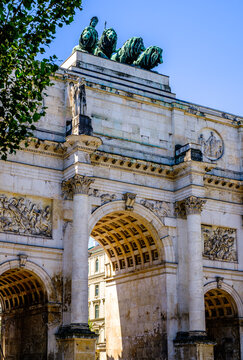 Famous Siegestor In Munich