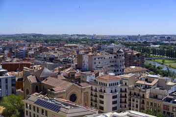 View of Lleida from Castell del Rey