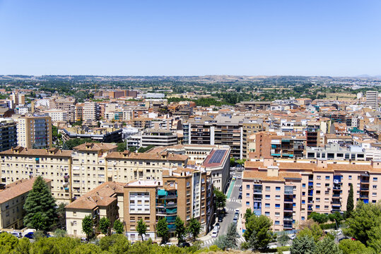 View of Lleida from Castell del Rey