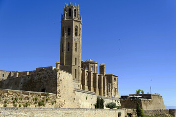 Fototapeta na wymiar Lleida - Castell del Rey