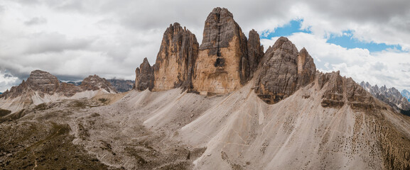 Tre cime di Lavaredo, Dolomiti, Italia	