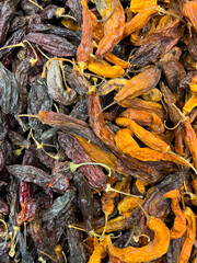Peruvian chili at the market.