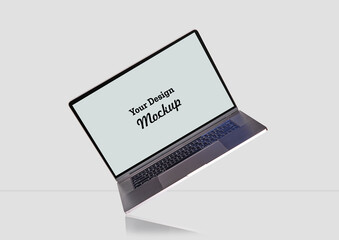 Your design here mockup laptop screen ready for your image inside