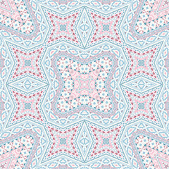 African endless ornament graphic design. Arabesque geometric texture. Rug print in ethnic style.