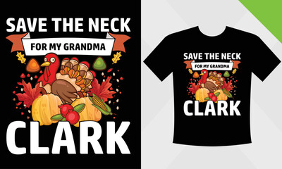 thanksgiving t-shirt design