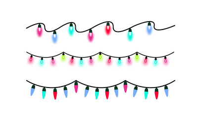 christmas light illustration 