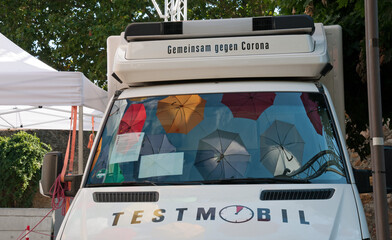 corona-antigen schnelltest, testmobil