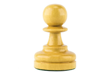 chess figure on white background