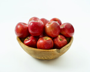 Naklejka na ściany i meble red apples in a bowl