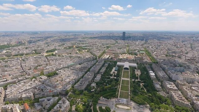 France, Paris view from the sky 