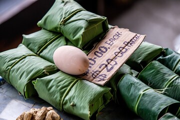 Megapode eggs from Savo Island, Solomon Islands 