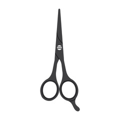 Illustration of metal scissors for haircut. Hair styling and cutting products.
Hand drawn vector illustration. Beauty and fashion, self care routine, beauty salons, online shopping.