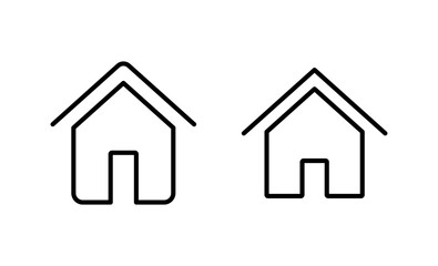 House icon vector. Home sign and symbol