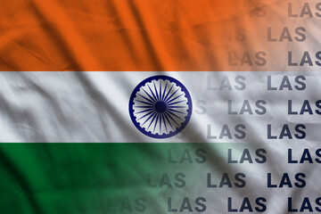 India flag LAS symbol agreement