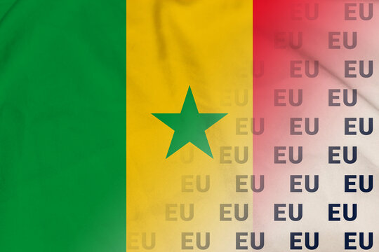 Senegal flag EU banner organization