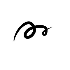 Calligraphic swirl flourish. Modern swirling flourishes, romantic card decorative swirl and wedding card decor curls swirles dividers vector set. Black curly thin lines, filigree ornaments collection