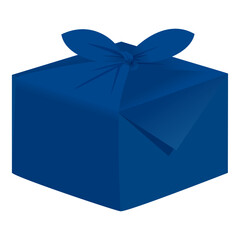 風呂敷に包まれた贈答品のイラスト素材