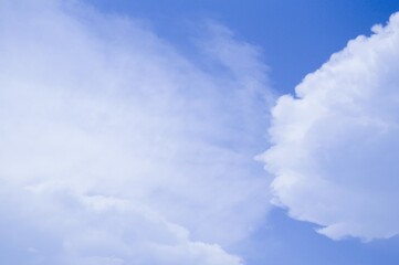 blue sky and white clouds