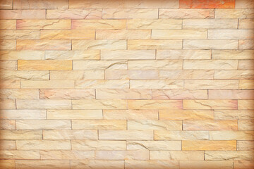 Texture of the stone wall for background,Sandstone wall background,Pattern of Sandstone Brick Wall Surface