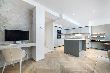 Luxury modern high tech furnished apartment in downtown of Montreal, Canada