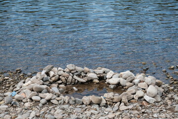 Rocks along the river
