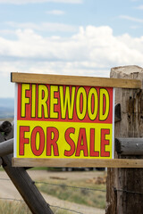 Firewood for Sale sign