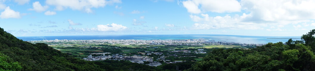 Emerald Sea Observatory in Ishigaki-jima Island, Okinawa, Japan - 日本 沖縄 石垣島 エメラルドの海を見る展望台 景色
