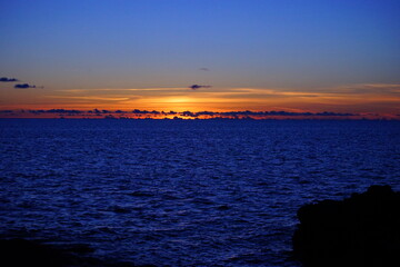 Beautiful Sun down, Sunset at Beach in Ishigaki-jima Island, Okinawa, Japan - 日本 沖縄...